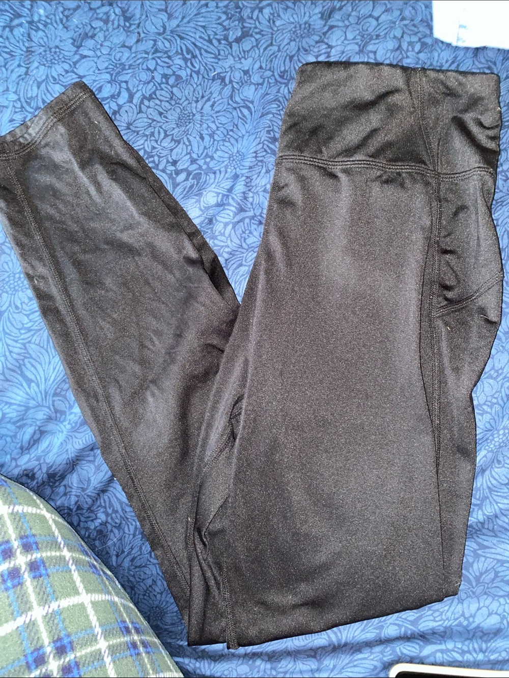 Cuddl Duds Black High-Waist Thermal Leggings